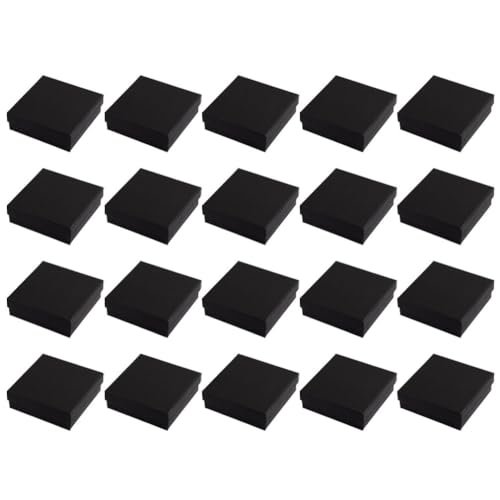 GALPADA Schmuck-Geschenkbox Für Schwarze Ringe Mit Schaumstoff- Und Samteinlage 20 Stück Kleine Schmuckschatulle Für Halsketten Ohrringe Geschenkbox Für Valentinstag Hochzeit Geburtstag GALPADA Schmuck-Geschenkbox Für Schwarze Ringe Mit Schaumstoff- Und Samteinlage 20 Stück Kleine Schmuckschatulle Für Halsketten Ohrringe Geschenkbox Für Valentinstag Hochzeit Geburtstag von GALPADA