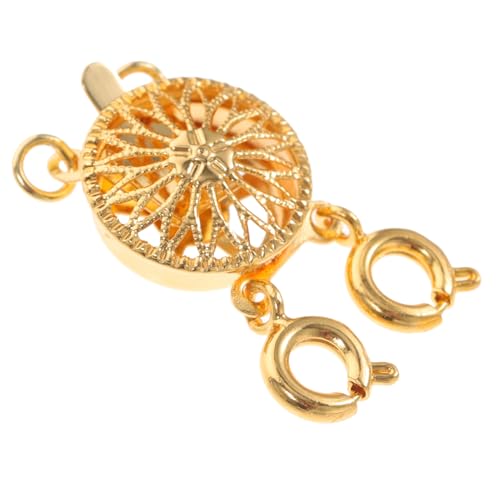 GALPADA Schmuckverschluss Doppelte Ösen Goldfarben Leichter Kupfer Layered Necklace Clasp Verhedderungsfrei Einfach zu Befestigen Vielseitiger Schmuckzubehör für Damen Mehrlagige GALPADA Schmuckverschluss Doppelte Ösen Goldfarben Leichter Kupfer Layered Necklace Clasp Verhedderungsfrei Einfach zu Befestigen Vielseitiger Schmuckzubehör für Damen Mehrlagige von GALPADA