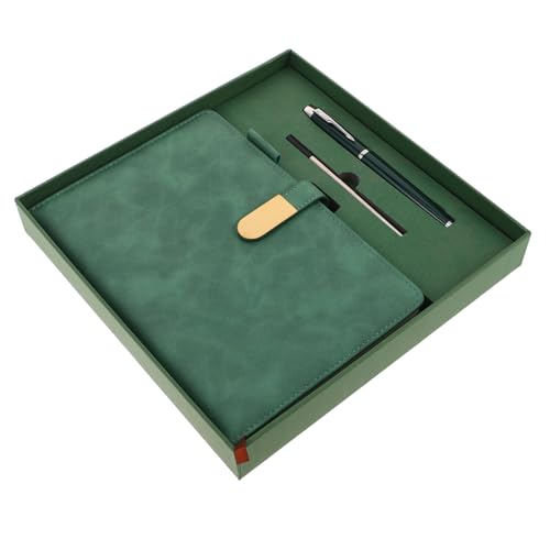 GALPADA Schreibjournal mit Stift und Box Tragbares Notizbuch für Meetings Schule Persönliche Planung und Berufliche Notizen Stilvollem Design von GALPADA