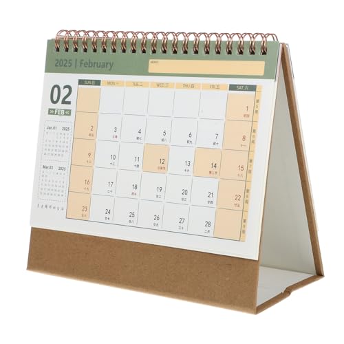 GALPADA Schreibtischkalender Notizblock Büro Wandkalender Büro Schule Monatsplaner 2025 Kalenderplaner 2025 Jahresplaner Standkalender für den Schreibtisch täglicher Tischkalender Papier GALPADA Schreibtischkalender Notizblock Büro Wandkalender Büro Schule Monatsplaner 2025 Kalenderplaner 2025 Jahresplaner Standkalender für den Schreibtisch täglicher Tischkalender Papier von GALPADA