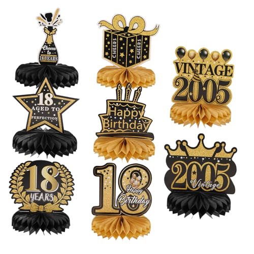 GALPADA Schwarze und Goldene Geburtstags Deko Bienenwabe Mittelstück aus Papier Jahre Tischdekoration für Geburtstagsparty Langlebig und Atmosphärisch Geeignet für Bars und Gartenbereiche GALPADA Schwarze und Goldene Geburtstags Deko Bienenwabe Mittelstück aus Papier Jahre Tischdekoration für Geburtstagsparty Langlebig und Atmosphärisch Geeignet für Bars und Gartenbereiche von GALPADA