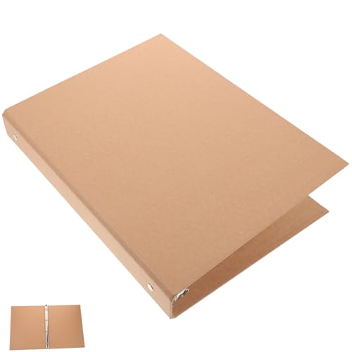 GALPADA Scrapbook Binder Cover aus Robustem Kraftpapier Dünner Ringordner Langlebige Wiederverwendbare Hülle für Notizbuch und Loseblatt Ästhetisch und Schützend für Schule und Büro GALPADA Scrapbook Binder Cover aus Robustem Kraftpapier Dünner Ringordner Langlebige Wiederverwendbare Hülle für Notizbuch und Loseblatt Ästhetisch und Schützend für Schule und Büro von GALPADA