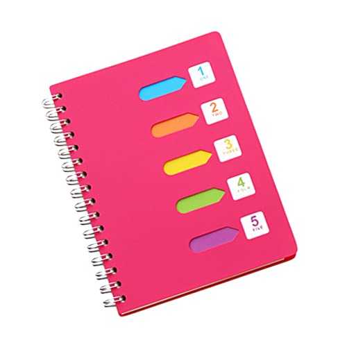 GALPADA Seitenspiral Notizbuch mit Farbigen Registerkarten Klassifizierter Notizblock für Tagebuch Büro Schule und Reisen Hochwertiges für Bequemes GALPADA Seitenspiral Notizbuch mit Farbigen Registerkarten Klassifizierter Notizblock für Tagebuch Büro Schule und Reisen Hochwertiges für Bequemes von GALPADA