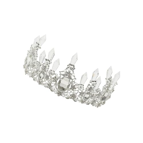 GALPADA Silberne Krone Cake Topper Hochzeits Tiara Geburtstags Dekoration Glänzendes Design für Einzigartige Tortenverzierung GALPADA Silberne Krone Cake Topper Hochzeits Tiara Geburtstags Dekoration Glänzendes Design für Einzigartige Tortenverzierung von GALPADA