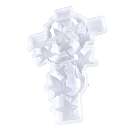 GALPADA Silikon Gießform Kreuz Anhänger DIY Schmuckform Flexibel Langlebig für Handgemachte Kreuzanhänger Dekoration Basteln Kreativ Zubehör GALPADA Silikon Gießform Kreuz Anhänger DIY Schmuckform Flexibel Langlebig für Handgemachte Kreuzanhänger Dekoration Basteln Kreativ Zubehör von GALPADA