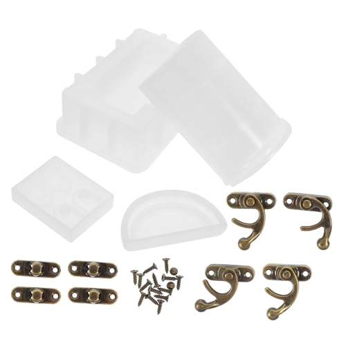 GALPADA Silikonform Schatztruhe DIY Gießform Flexibel Reißfest Langlebig zum Epoxidharz Gießen Handwerk Schmuck Herstellung Aufbewahrungsbox Formen Gießen von GALPADA