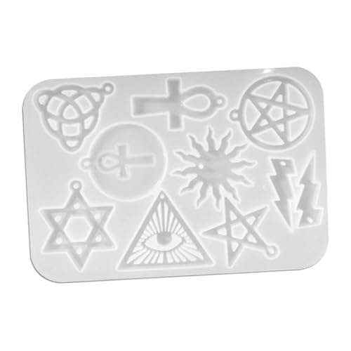 GALPADA Silikonform Schmuck Gießform Pentagramm Anhänger DIY Harzform Vielseitig für Ohrringe Halskette Armband Basteln Sicher Ungiftig Flexibel für Kreative Schmuckherstellung GALPADA Silikonform Schmuck Gießform Pentagramm Anhänger DIY Harzform Vielseitig für Ohrringe Halskette Armband Basteln Sicher Ungiftig Flexibel für Kreative Schmuckherstellung von GALPADA