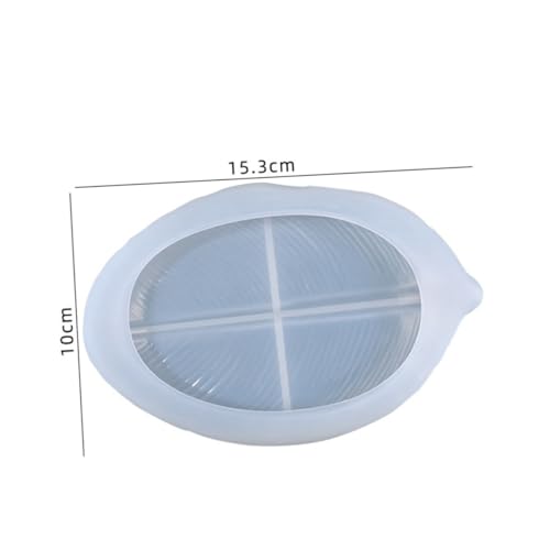 GALPADA Silikonform Tablett Blattform Flexibel Wiederverwendbar DIY Dekorationsschale Gießform Epoxidharz Storage Plate Mold für Bastler und Kreative von GALPADA