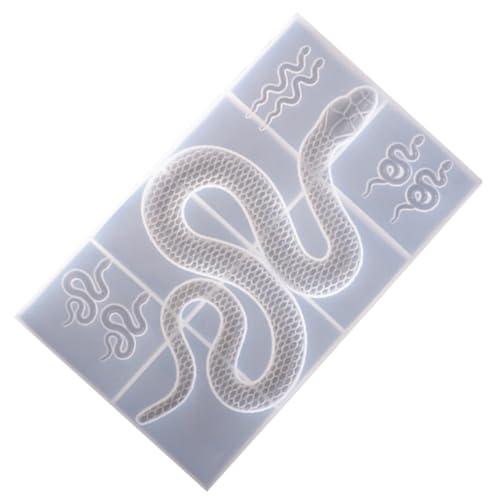GALPADA Silikonform für DIY Handwerk Snake Pendant Gießform Wiederverwendbar Langlebig Hohe Elastizität Einfach zu Entformen für Schmuckherstellung und Bastelprojekte von GALPADA