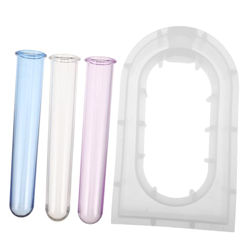 GALPADA Silikonform für Hydroponische Vasen Diy Vase Tube Gießform für Epoxidharz Testrohre für Pflanzenhalter und Wohnkultur Dekoration von GALPADA