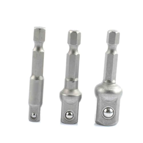 GALPADA Steckschlüssel Adapter Verlängerung Verbindung für Elektroschrauber Bohrfutter Kompatibel Langlebiger Power Drill Bit Adapter mit Kugelrastmechanismus für Installations und von GALPADA