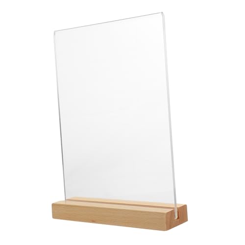 GALPADA T-förmiger Zeichenanzeigestand Arbeitsplatte Schwarz Plakatständer Für Schilder Desktop-menü-aufbewahrungsregal Menühalter Für Den Tisch Name Staffelei Acryl Transparent GALPADA T-förmiger Zeichenanzeigestand Arbeitsplatte Schwarz Plakatständer Für Schilder Desktop-menü-aufbewahrungsregal Menühalter Für Den Tisch Name Staffelei Acryl Transparent von GALPADA
