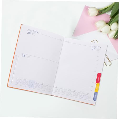 GALPADA Tagesplaner Notizbuch Orange Stundenplan Kalender Notizblock für Homeschool Study Planner mit To Do Liste Multifunktionaler Zeitplaner für Arbeit und Schule GALPADA Tagesplaner Notizbuch Orange Stundenplan Kalender Notizblock für Homeschool Study Planner mit To Do Liste Multifunktionaler Zeitplaner für Arbeit und Schule von GALPADA