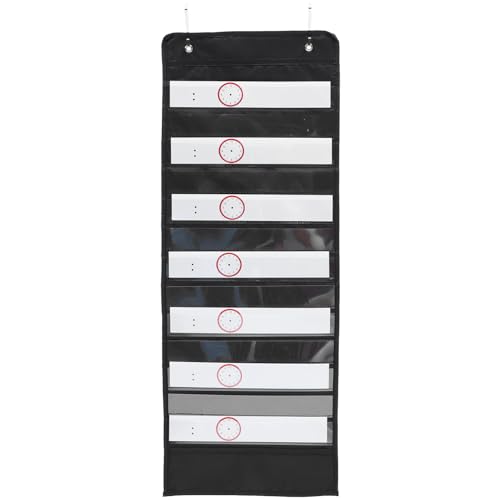 GALPADA Taschenorganizer für Stundenpläne Transparentes Wanddiagramm mit Fächern aus Pet und Oxford für Klassenzimmer und Home Office Aufhängemöglichkeiten für Notizen und Pläne GALPADA Taschenorganizer für Stundenpläne Transparentes Wanddiagramm mit Fächern aus Pet und Oxford für Klassenzimmer und Home Office Aufhängemöglichkeiten für Notizen und Pläne von GALPADA