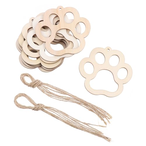 GALPADA Teiliges Holzscheiben mit Baumwollseil Nachhaltige Hängende Holzanhänger für DIY Basteln und Dekoration Langlebige Runde Naturholzscheiben mit Bohrung für Wohn Festtagsdeko GALPADA Teiliges Holzscheiben mit Baumwollseil Nachhaltige Hängende Holzanhänger für DIY Basteln und Dekoration Langlebige Runde Naturholzscheiben mit Bohrung für Wohn Festtagsdeko von GALPADA