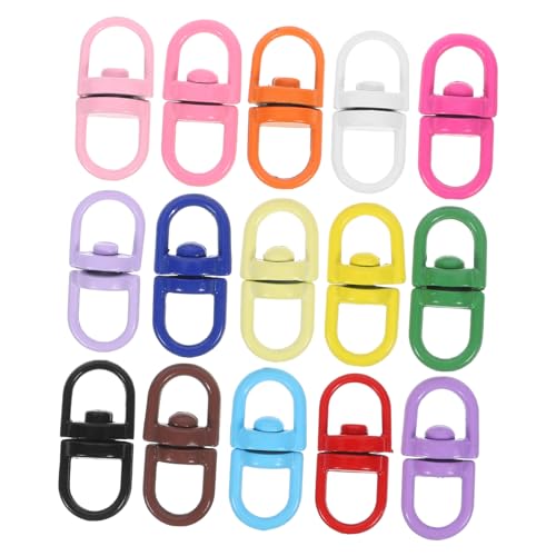 GALPADA Teiliges Schlüsselanhänger Karabinerhaken Drehbar Schlüsselring Clips aus Zinklegierung Robust Leicht DIY Schmuck Befestigung Zubehör GALPADA Teiliges Schlüsselanhänger Karabinerhaken Drehbar Schlüsselring Clips aus Zinklegierung Robust Leicht DIY Schmuck Befestigung Zubehör von GALPADA