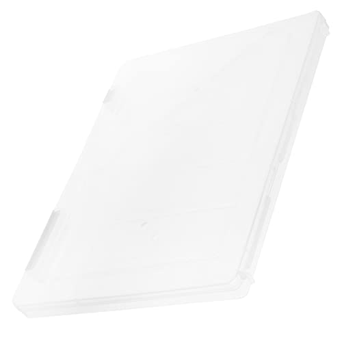 GALPADA Transparente Dokumentenbox Praktischer Aktenordner für Büro und Zuhause Leicht und Tragbar zur Aufbewahrung Wichtiger Unterlagen und Papiere Weiß von GALPADA