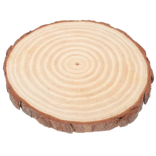 GALPADA Unbearbeitete Runde Holzscheibe Ø Glatte Oberfläche DIY Baumscheiben Holzplatte für Basteln Hochzeit Party Deko Geschenkverpackung Natürliche Holzrundscheibe GALPADA Unbearbeitete Runde Holzscheibe Ø Glatte Oberfläche DIY Baumscheiben Holzplatte für Basteln Hochzeit Party Deko Geschenkverpackung Natürliche Holzrundscheibe von GALPADA