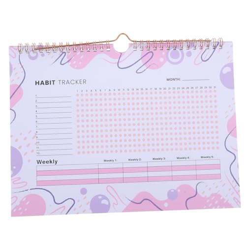 GALPADA Unverbindlicher Habit Tracker Kalender ohne Großer Wochenplaner Habit Journal für Lernen To Do Listen Minimalistisches Design für Tägliche Selbstkontrolle und GALPADA Unverbindlicher Habit Tracker Kalender ohne Großer Wochenplaner Habit Journal für Lernen To Do Listen Minimalistisches Design für Tägliche Selbstkontrolle und von GALPADA