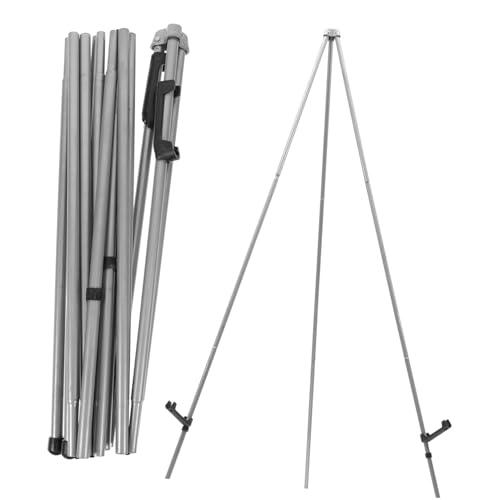 GALPADA Verstellbare Metall Staffelei Klappbar Tragbar Stabile Bildhalterung für Hochzeitsschilder und Kunstdisplay geeignet Einfache Montage Faltbarer Malständer für Innen und Außen GALPADA Verstellbare Metall Staffelei Klappbar Tragbar Stabile Bildhalterung für Hochzeitsschilder und Kunstdisplay geeignet Einfache Montage Faltbarer Malständer für Innen und Außen von GALPADA