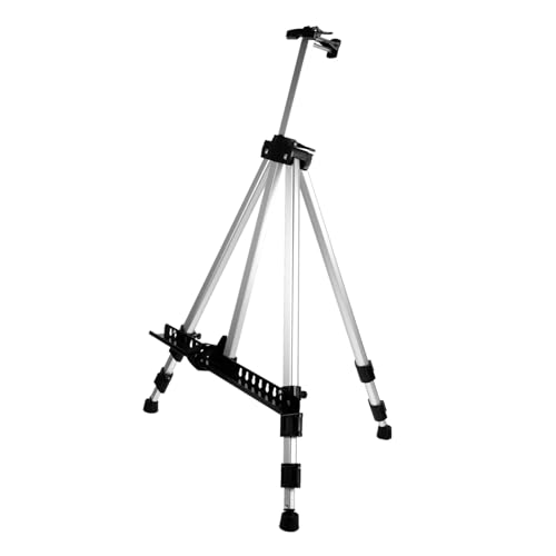 GALPADA Verstellbarer Aluminium Staffelei Ständer Robust für Malerei Outdoor Display Künstler Leinwandhalter Höhenverstellbar für Zeichen und Werbezwecke GALPADA Verstellbarer Aluminium Staffelei Ständer Robust für Malerei Outdoor Display Künstler Leinwandhalter Höhenverstellbar für Zeichen und Werbezwecke von GALPADA