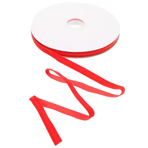 GALPADA Vintage Rotes Samtband Breit Rolle Elegantes Geschenkband für Dekoration Verpackung Basteln Langlebig und Einfach zu Schneiden Vielseitig Einsetzbar für DIY Projekte von GALPADA