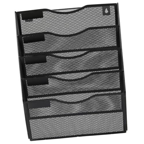 GALPADA Wandhängender Metall Dokumentenhalter Lagig Stabiler Büro Organizer für Magazine Akten und Notizen Platzsparendes Langlebiges Schwarzes Wandregal für Effiziente Büroablage GALPADA Wandhängender Metall Dokumentenhalter Lagig Stabiler Büro Organizer für Magazine Akten und Notizen Platzsparendes Langlebiges Schwarzes Wandregal für Effiziente Büroablage von GALPADA