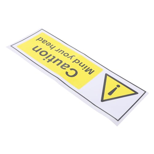 GALPADA Warnhinweis Aufkleber Selbstklebend Ölbeständig Sicherheitswarnung Sticker aus PP Folie für Maschinen und Geräte Einfache Anbringung Langlebig und Sichtbar von GALPADA