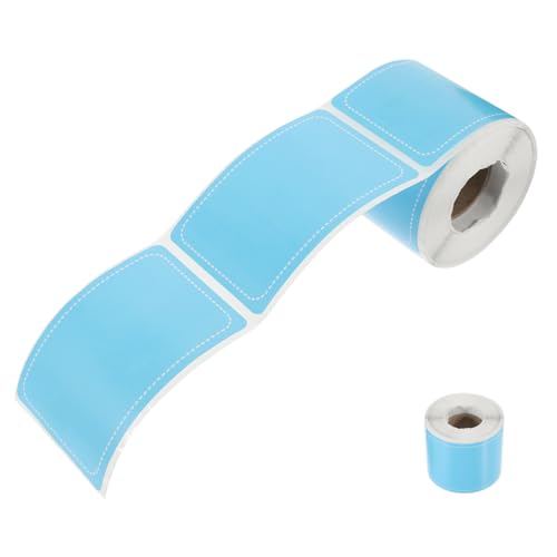 GALPADA Wasserfeste Schwarze Beschriftungsaufkleber Rolle Ablösbare PVC Etiketten für Namensschilder für Zuhause und Büroorganisation von GALPADA