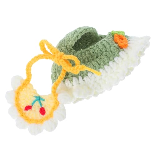 GALPADA Weiches Baumwoll-gestricktes Puppenhut Passendem Stofftuch Vielseitiges Kostümzubehör für Puppen als Foto-requisite und Kreatives Puppenkopfbedeckung GALPADA Weiches Baumwoll-gestricktes Puppenhut Passendem Stofftuch Vielseitiges Kostümzubehör für Puppen als Foto-requisite und Kreatives Puppenkopfbedeckung von GALPADA