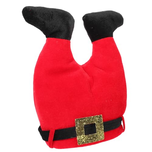 GALPADA Weihnachtliche Kostüm Mütze Santa Pants Hat Lustige Nikolausmütze für Erwachsene Atmungsaktiv Bequem Strapazierfähig für Weihnachtsfeier Fotoshootings GALPADA Weihnachtliche Kostüm Mütze Santa Pants Hat Lustige Nikolausmütze für Erwachsene Atmungsaktiv Bequem Strapazierfähig für Weihnachtsfeier Fotoshootings von GALPADA