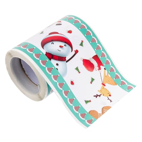 GALPADA Weihnachtlicher Bulletin Board Border Aufkleber Selbstklebend Abwischbar Verschleißfest Dekorativ für Klassenzimmer Schwarzes Brett Party Kindergarten Vielseitig Einsetzbar von GALPADA