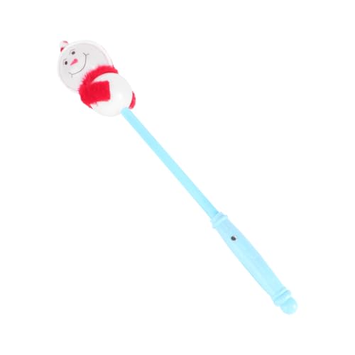 GALPADA Weihnachtlicher LED Leuchtstab Schneemann Bunt Blinkend Party Zauberstab Leicht und Strahlend für Festliche Stimmung Zufällige Farbe von GALPADA