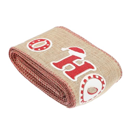 GALPADA Weihnachtliches Geschenkband mit Buntem Auto Leinwandstoff Schleifenband für DIY Dekoration Geschenkverpackung Party und Festtagsdeko Langlebiges Bastelband von GALPADA