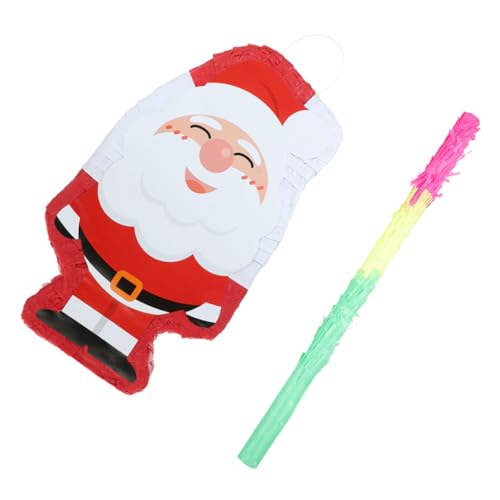 GALPADA Weihnachts Pinata mit Santa Claus Form Teiliges Partyspiel mit Befüllbar mit Süßigkeiten Festliche Dekoration für Weihnachtsfeier und Familienparty GALPADA Weihnachts Pinata mit Santa Claus Form Teiliges Partyspiel mit Befüllbar mit Süßigkeiten Festliche Dekoration für Weihnachtsfeier und Familienparty von GALPADA