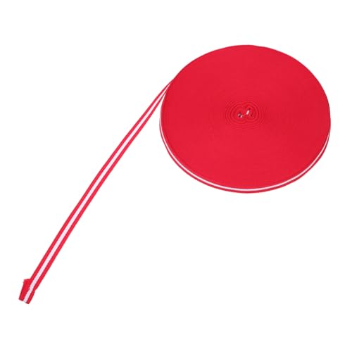 GALPADA Weihnachtsgeschenkband Rot Weiß Gestreift DIY Geschenkverpackung Band Festliche Schleifen Bastelband Langlebig und Vielseitig für Geschenkboxen und Dekoration von GALPADA