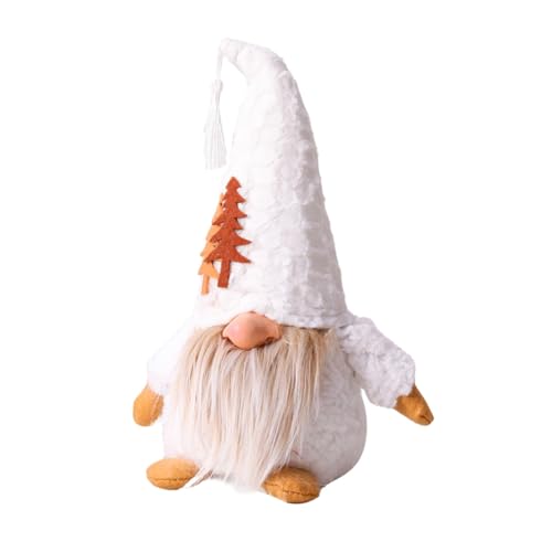 GALPADA Weihnachtswichtel Stofffigur Deko Große Nase Lustiger Puppe Kompakt Leicht Für Festliche Raumdekoration von GALPADA