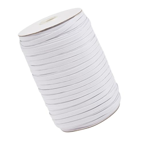 GALPADA Weißes Flaches Gummiband Breit Elastisches Nähband Yards Dehnbares Vielseitiges Taillenband zum Nähen DIY Kleidung Manschetten und Ärmel von GALPADA