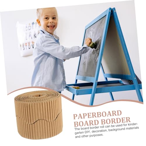 GALPADA Wellenförmiges DIY Border Roll Bastelpapier Scalloped Decorative Border Trim für Klassenzimmer Pinnwand Wanddekoration GALPADA Wellenförmiges DIY Border Roll Bastelpapier Scalloped Decorative Border Trim für Klassenzimmer Pinnwand Wanddekoration von GALPADA
