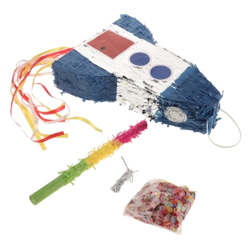 GALPADA Weltraumraketen Piñata für Kindergeburtstag Interaktive und Partydekoration Einzigartiges Raketendesign für Weltraum Motto Feiern und Schulveranstaltungen GALPADA Weltraumraketen Piñata für Kindergeburtstag Interaktive und Partydekoration Einzigartiges Raketendesign für Weltraum Motto Feiern und Schulveranstaltungen von GALPADA