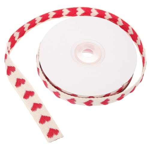 GALPADA Widerstandsfähiges Beständiges Geschenkband mit Herzmotiv Langlebiges Verpackungsband für Kreative DIY Dekorationen für Geschenkverpackungen und Bastelarbeiten von GALPADA