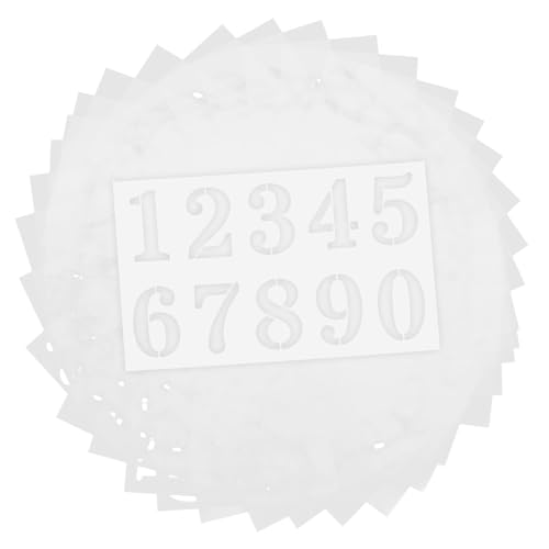 GALPADA Wiederverwendbare Buchstaben Schablonen Teilig Kunststoff Schablonen für DIY Wandmalerei Holz Dekoration Leicht zu Reinigen Vielseitig für Basteln GALPADA Wiederverwendbare Buchstaben Schablonen Teilig Kunststoff Schablonen für DIY Wandmalerei Holz Dekoration Leicht zu Reinigen Vielseitig für Basteln von GALPADA