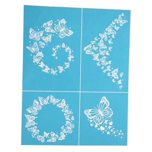 GALPADA Wiederverwendbare Siebdruck Schablone aus Mesh mit Schmetterlingsmuster Selbstklebend Waschbar für Textilgestaltung DIY Malerei Glatte Oberfläche Einfache Anwendung GALPADA Wiederverwendbare Siebdruck Schablone aus Mesh mit Schmetterlingsmuster Selbstklebend Waschbar für Textilgestaltung DIY Malerei Glatte Oberfläche Einfache Anwendung von GALPADA