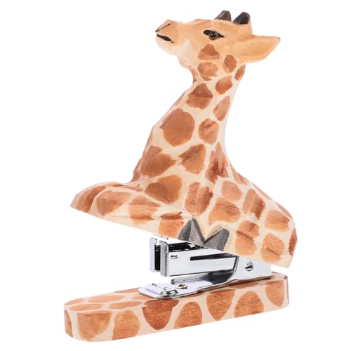 GALPADA Wiederverwendbarer Tierhefter Holz Mini Hefter Tierdesign Kompakter Bürohefter Geschenkidee für Schüler und Berufstätige Desktop Dekorativer Hefter GALPADA Wiederverwendbarer Tierhefter Holz Mini Hefter Tierdesign Kompakter Bürohefter Geschenkidee für Schüler und Berufstätige Desktop Dekorativer Hefter von GALPADA
