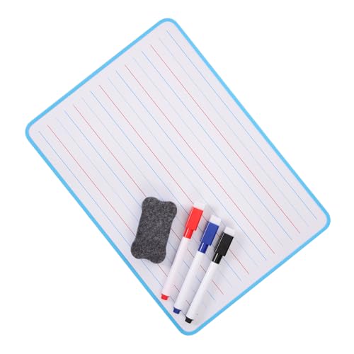 GALPADA Zeichenbrett für Planke Whiteboard trocken abwischbar einseitig Handschrift Übungstafel gefüttert Weiß Linien trocken abwischbare Tafeln Whiteboards kleine Tafel Plastik GALPADA Zeichenbrett für Planke Whiteboard trocken abwischbar einseitig Handschrift Übungstafel gefüttert Weiß Linien trocken abwischbare Tafeln Whiteboards kleine Tafel Plastik von GALPADA