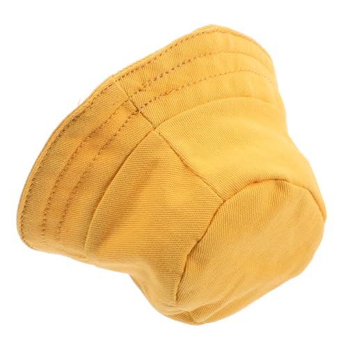 GALPADA dekorative Miniaturhüte am süßesten Motorhaube Kappe Party Rosa Puppenkleidung Puppenaccessoire Niedliche Puppenhüte Puppenhut Puppenmütze Puppenhüte selber Machen Polyester Yellow von GALPADA
