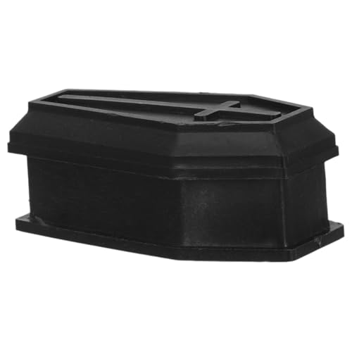 Kleine Schwarze Sarg Deko FüR Halloween - Realistisches Coffin Modell Aus Plastik Perfekt FüR Party Und GruselatmosphäRe Kleine Schwarze Sarg Deko FüR Halloween - Realistisches Coffin Modell Aus Plastik Perfekt FüR Party Und GruselatmosphäRe von GALPADA