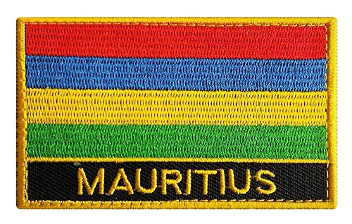 GAMESPFF Every Country Tactical Patches (Mauritius, Aufnäher zum Aufbügeln von GAMESPFF