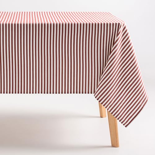 GAMUSI Tischdecke, schmutzabweisend, rechteckig, Baumwollstoff, wasserdicht, gestreift, 160 x 300 cm GAMUSI Tischdecke, schmutzabweisend, rechteckig, Baumwollstoff, wasserdicht, gestreift, 160 x 300 cm von GAMUSI
