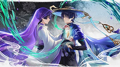 GAMZE 5D Diamond Painting Set Adults, Diamond Painting Pictures Embroidery Painting Kits Genshin Impact Manga Diamond Painting Set for Home Room Decor 50 x 70 cm GAMZE 5D Diamond Painting Set Adults, Diamond Painting Pictures Embroidery Painting Kits Genshin Impact Manga Diamond Painting Set for Home Room Decor 50 x 70 cm von GAMZE